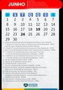 Calendário Municipal de Junho Calendário Municipal de Junho
