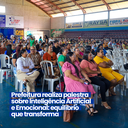 Prefeitura realiza evento de formação continuada sobre Inteligência Artificial e Emocional: equilíbrio que transforma. Prefeitura realiza evento de formação continuada sobre Inteligência Artificial e Emocional: equilíbrio que transforma.